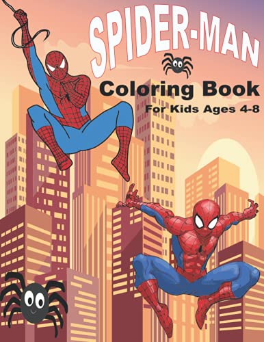 Spiderman coloring book for kids ages