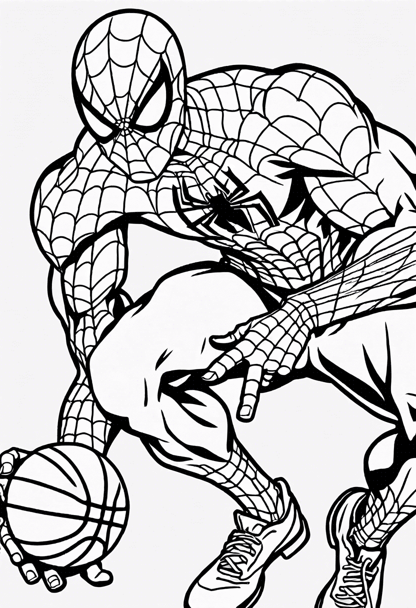 Spiderman coloring pages