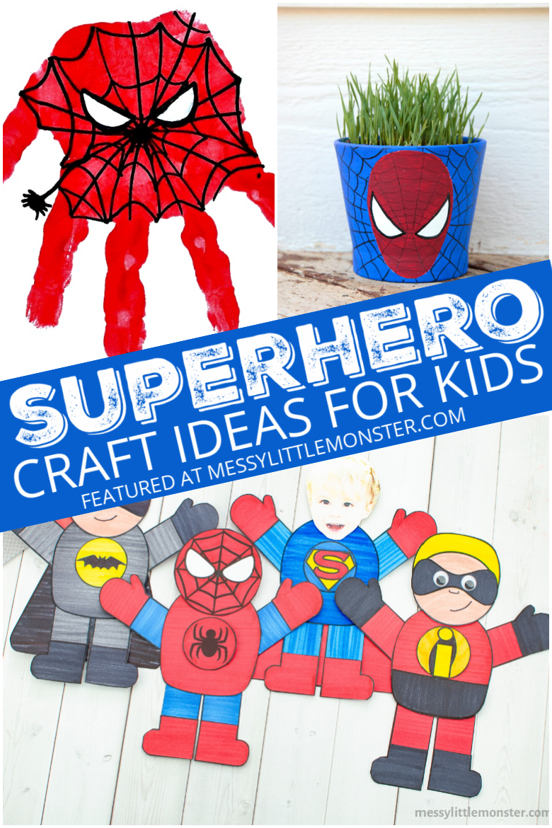 Fun easy superhero crafts for kids