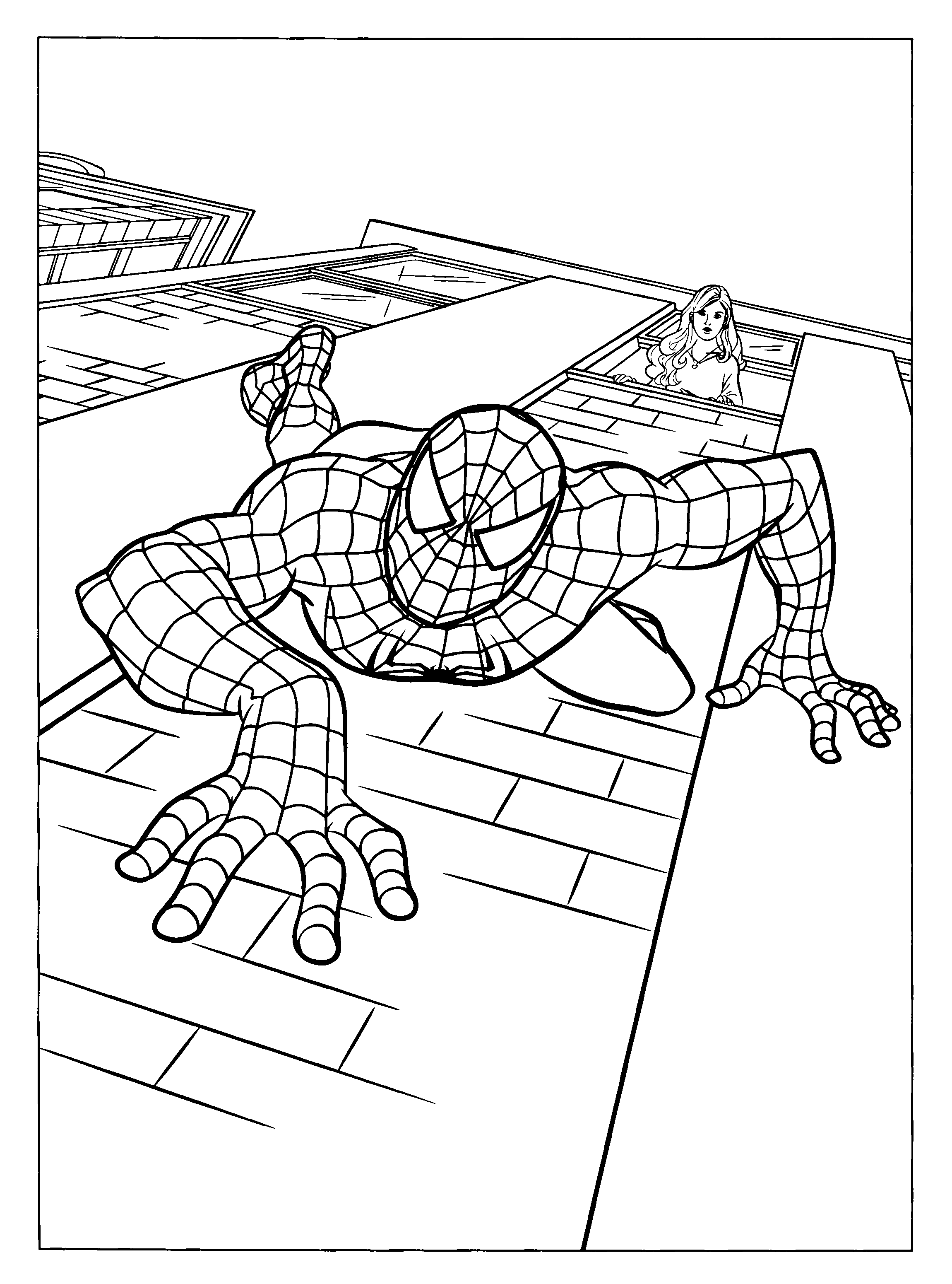 Free printable spiderman coloring pages for kids