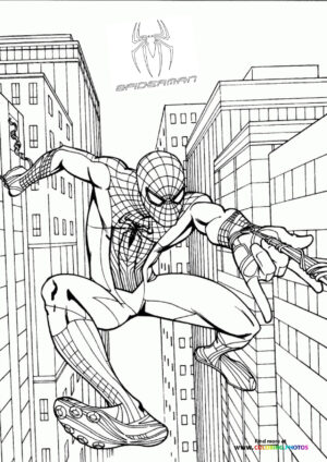 Spiderman pages free and easy printable sheets for kids