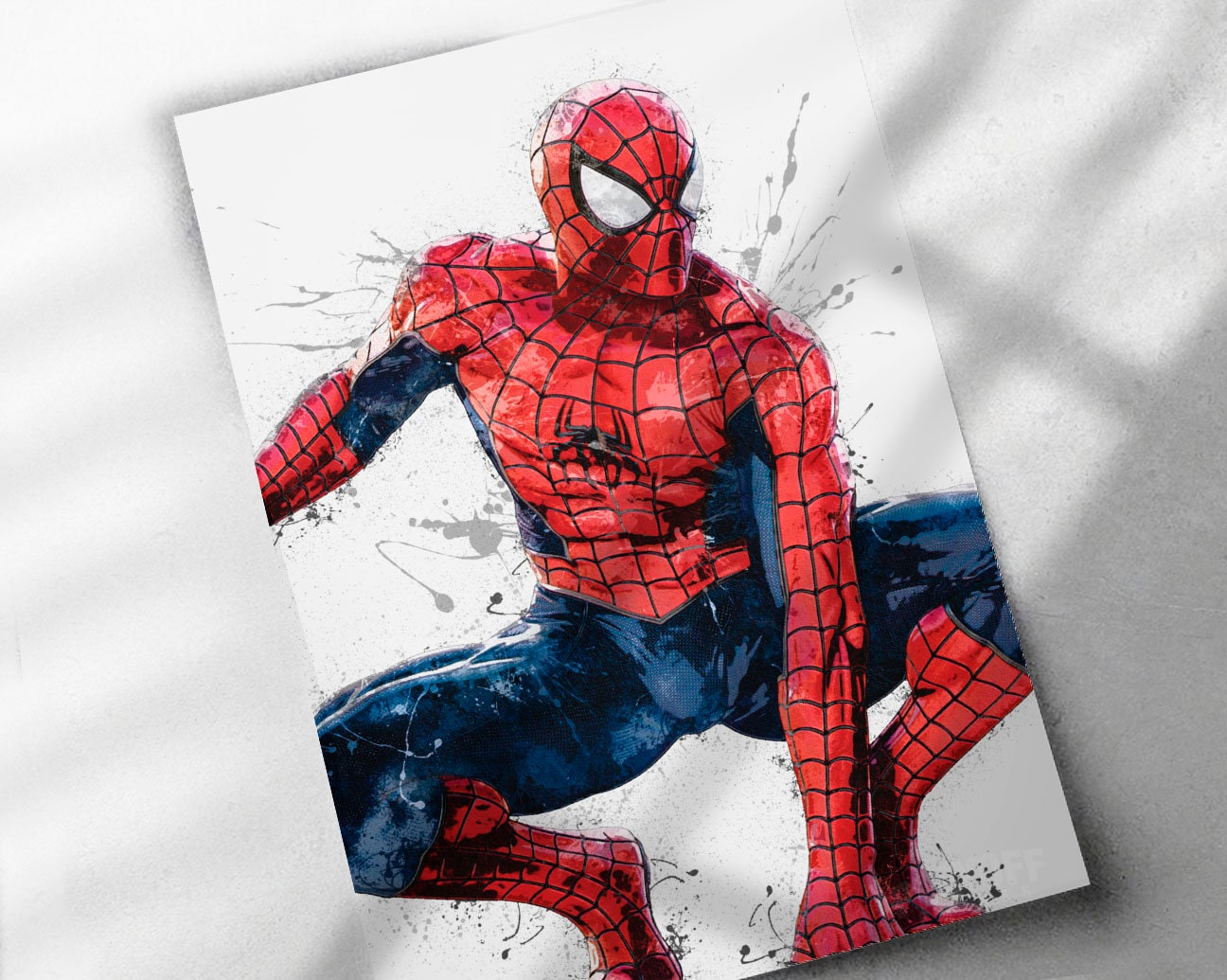 Spiderman poster canvas print framed print poster kids decor man cave gift wall decor wrap spider man superhero avengers marvel