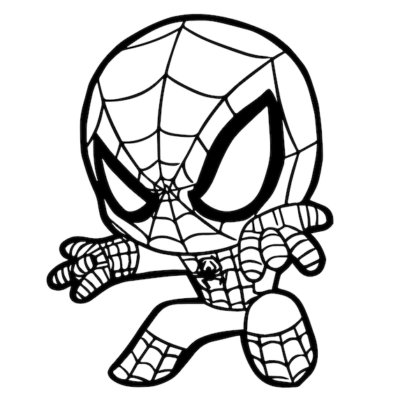 Baby spiderman svg spiderman instant download