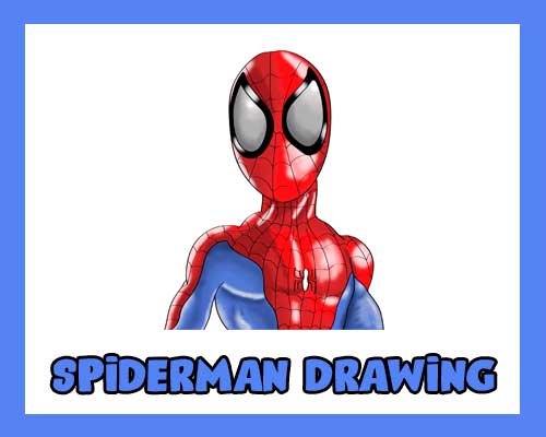 Spiderman drawing