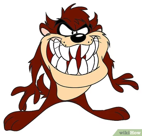 How to draw taz from looney tunes steps with pictures