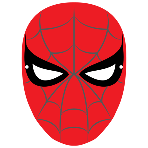 Spiderman mask template free printable papercraft templates