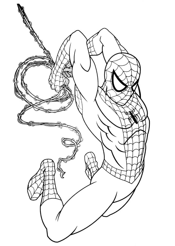 Free printable spiderman coloring pages for kids