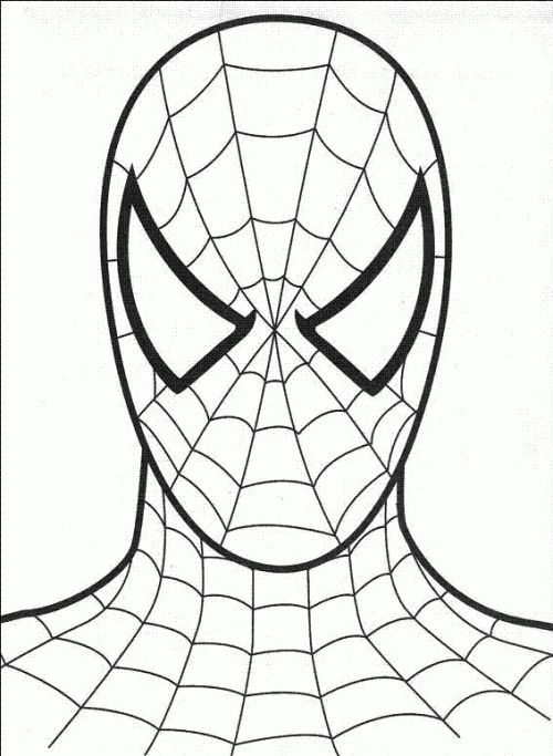 Spiderman coloring page