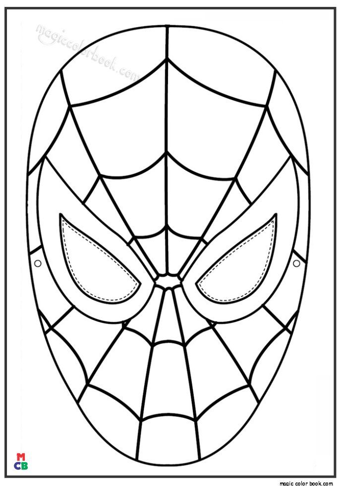 Spiderman coloring pages hero hombre araãa para pintar piãatas de spiderman mascara hombre araãa