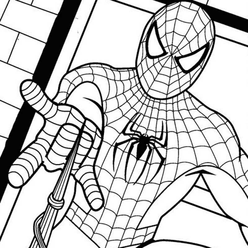 Color pics printable coloring pages for boys coloring pages for teenagers spiderman coloring