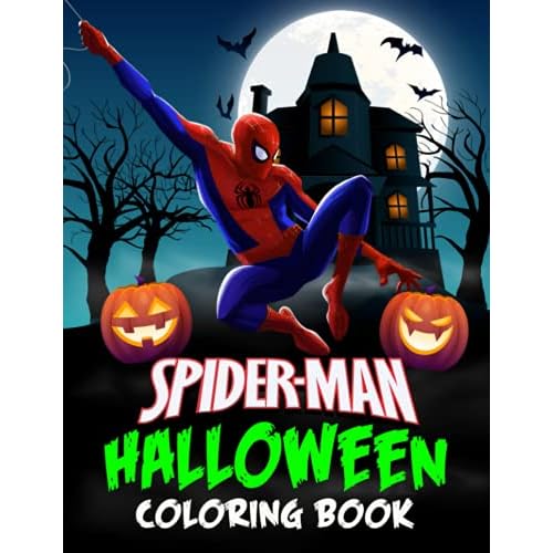 Spiderman halloween coloring book unique and scary bangladesh