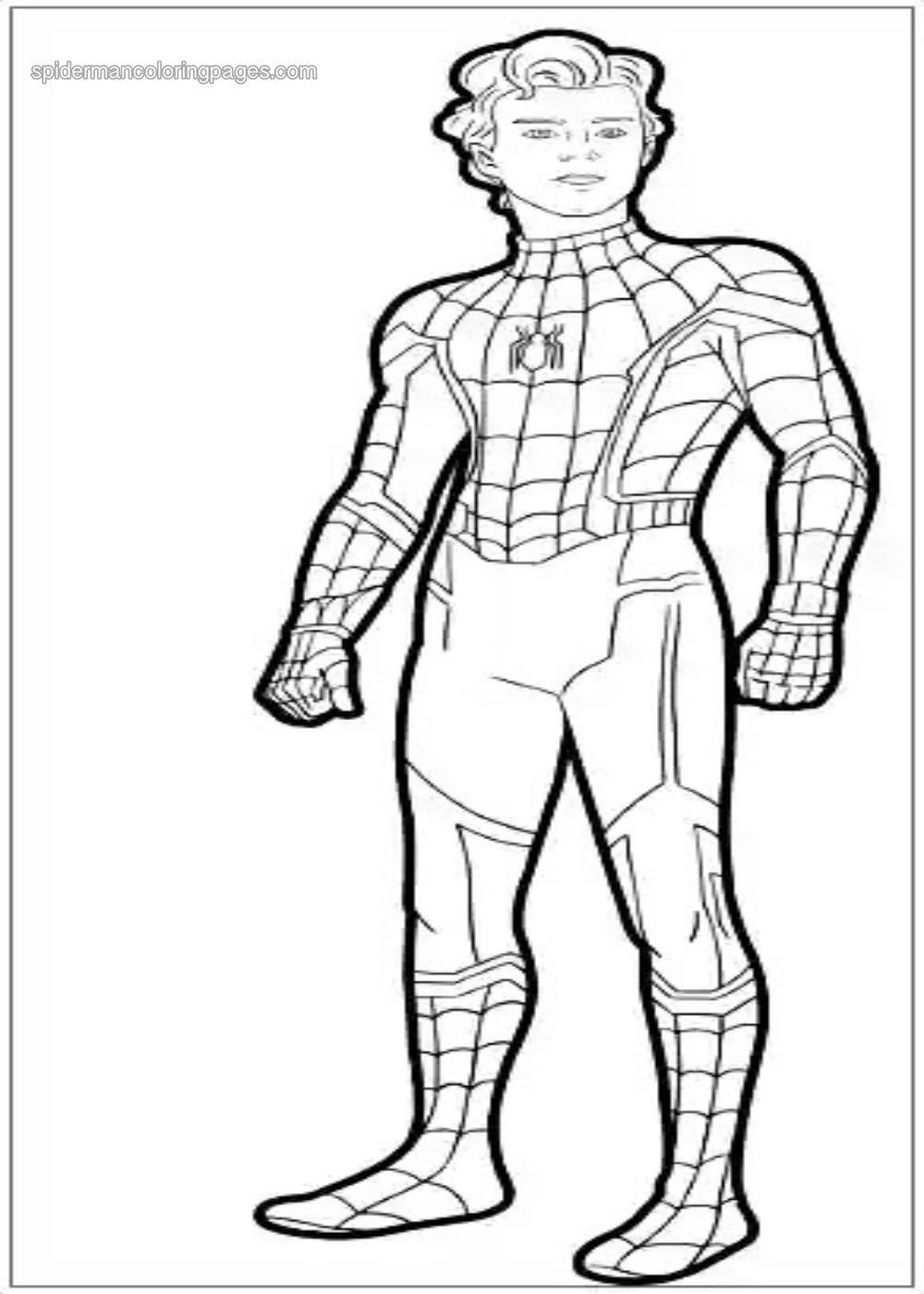 Á spiderman coloring pages â free printable sheets for kids