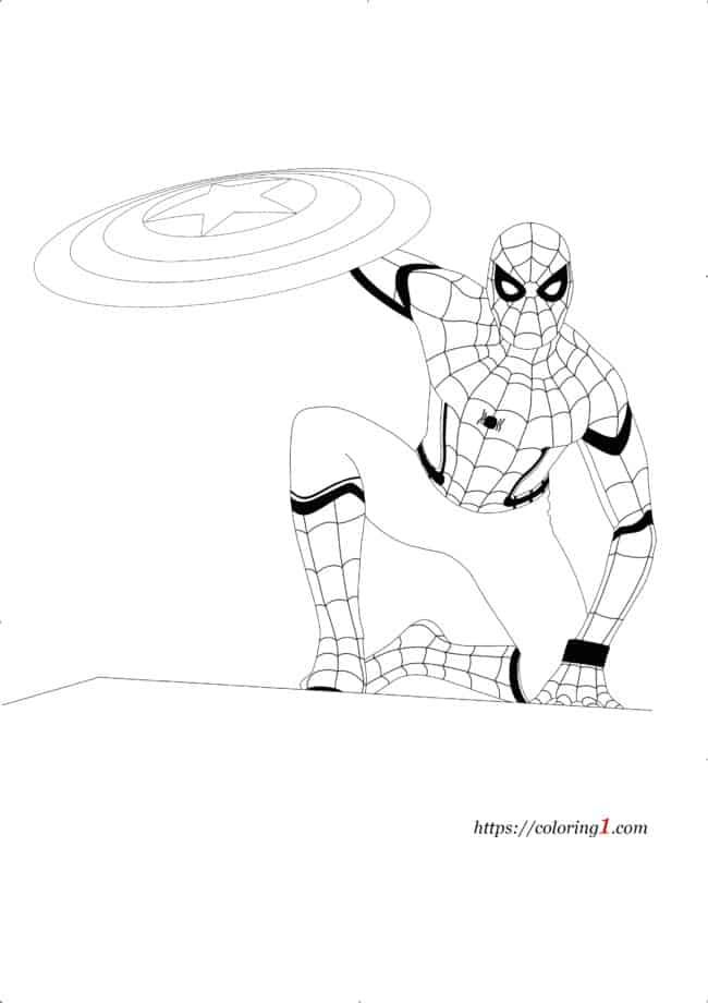 Spiderman coloring pages