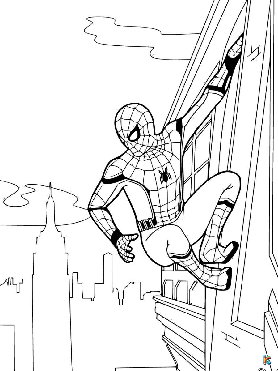 Spiderman coloring pages â