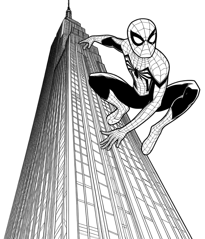 Spiderman coloring pages