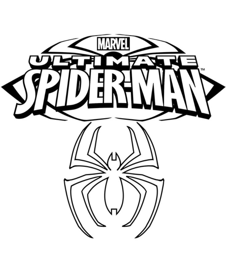 Marvel ultimate spiderman logo coloring pages avengers coloring pages superman coloring pages coloring pages