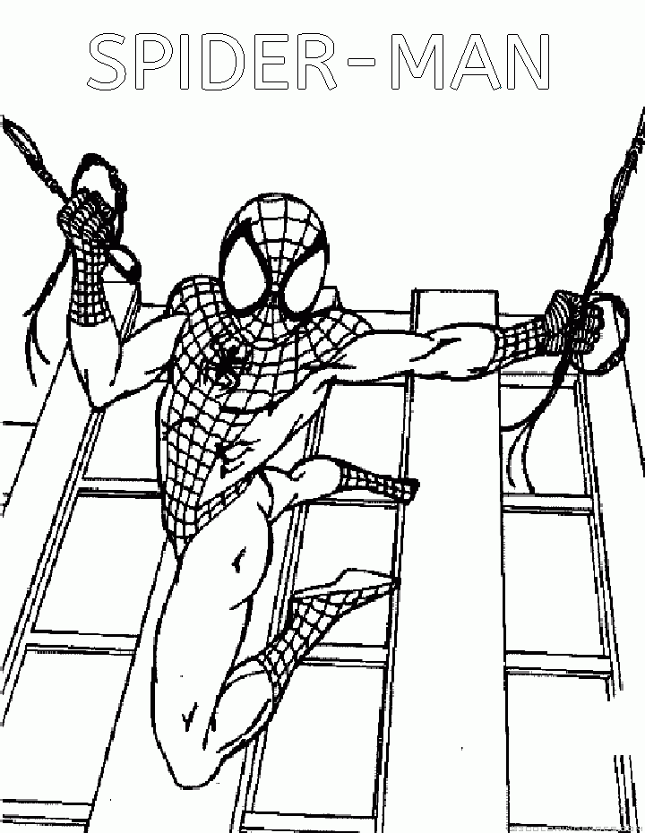 Spiderman coloring pages