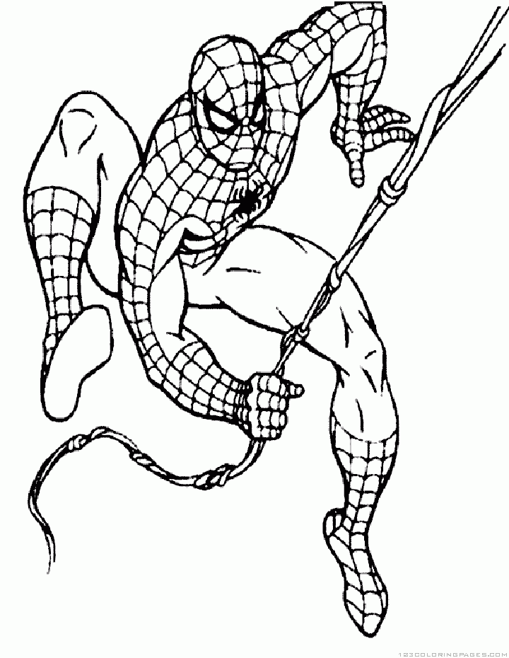 Spiderman coloring pages