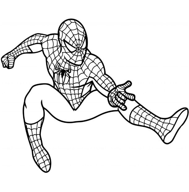 Spiderman coloring pages