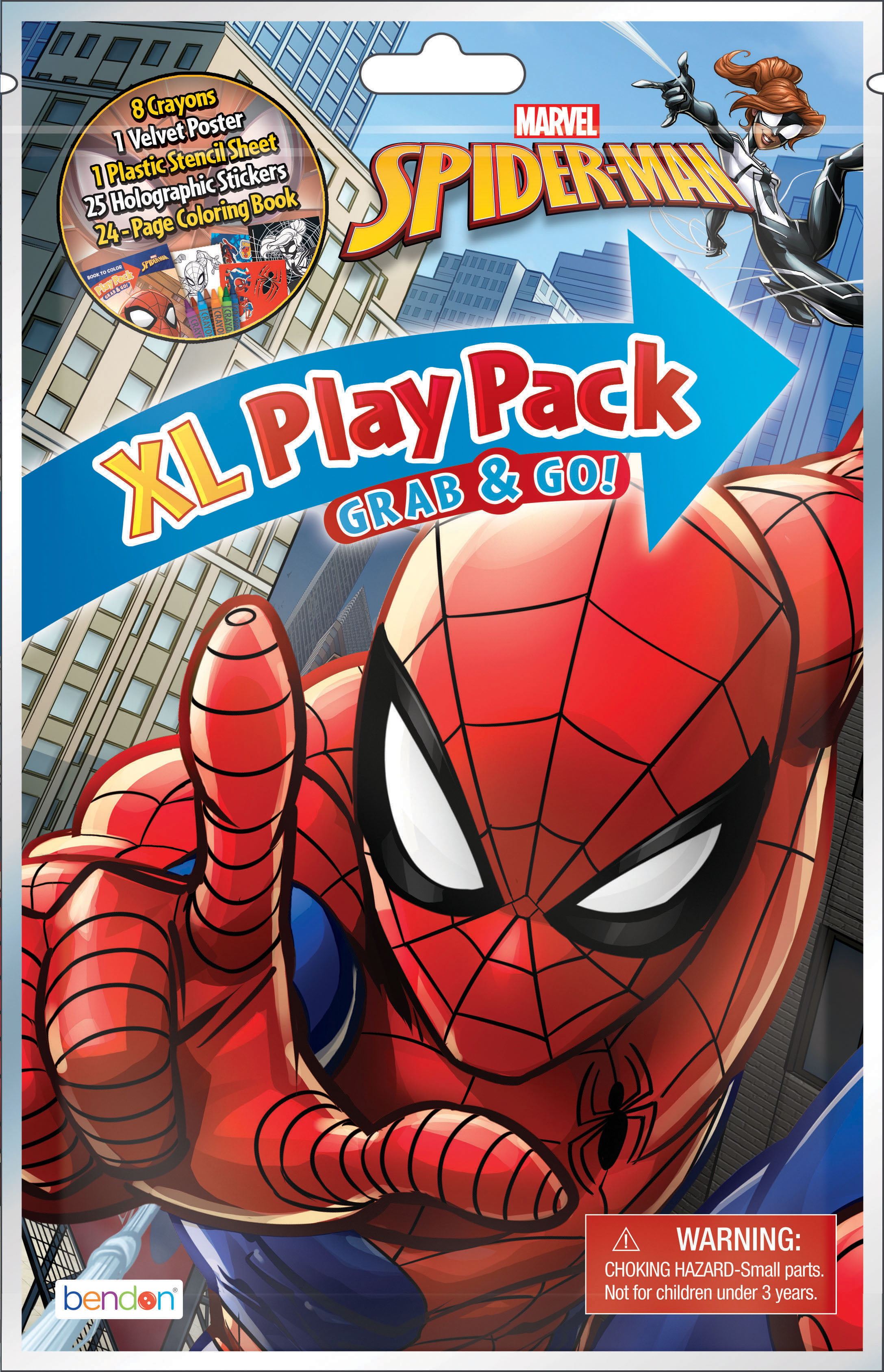 Marvel spiderman xl play pack with