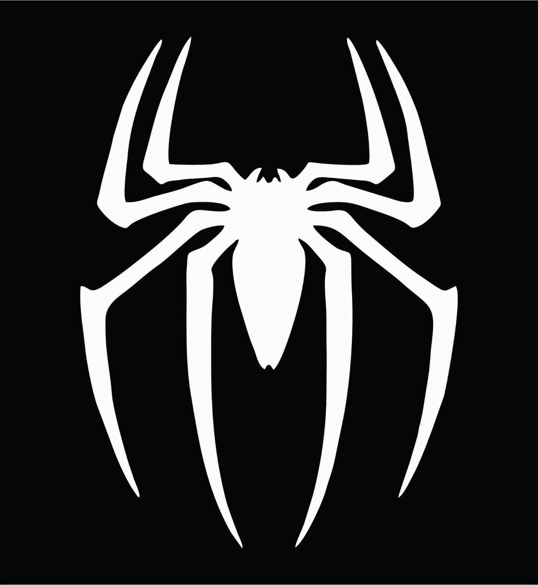 Spiderman spider emblem logo vinyl del die cut sticker