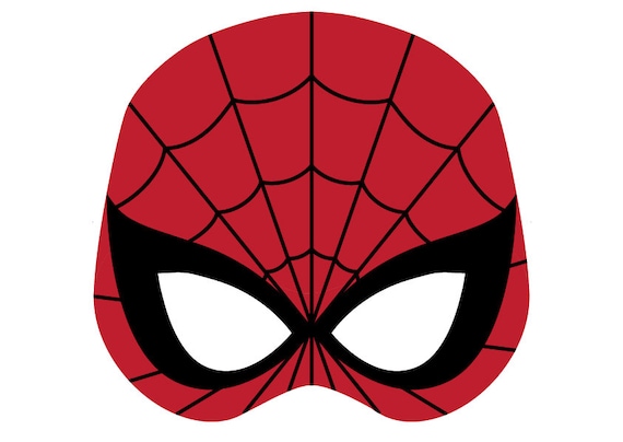 Spiderman printable mask digital download