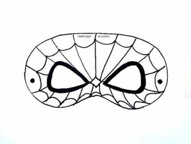 Free printable spiderman mask template spiderman mask mask template spiderman