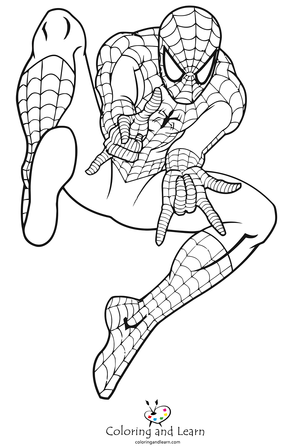 Spiderman coloring pages