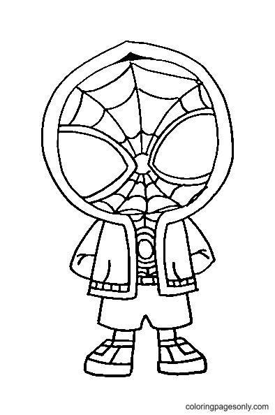 Miles morales coloring pages