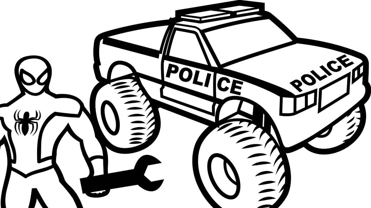 Monster truck coloring pages printable for kids wonder day â coloring pages for children and adults