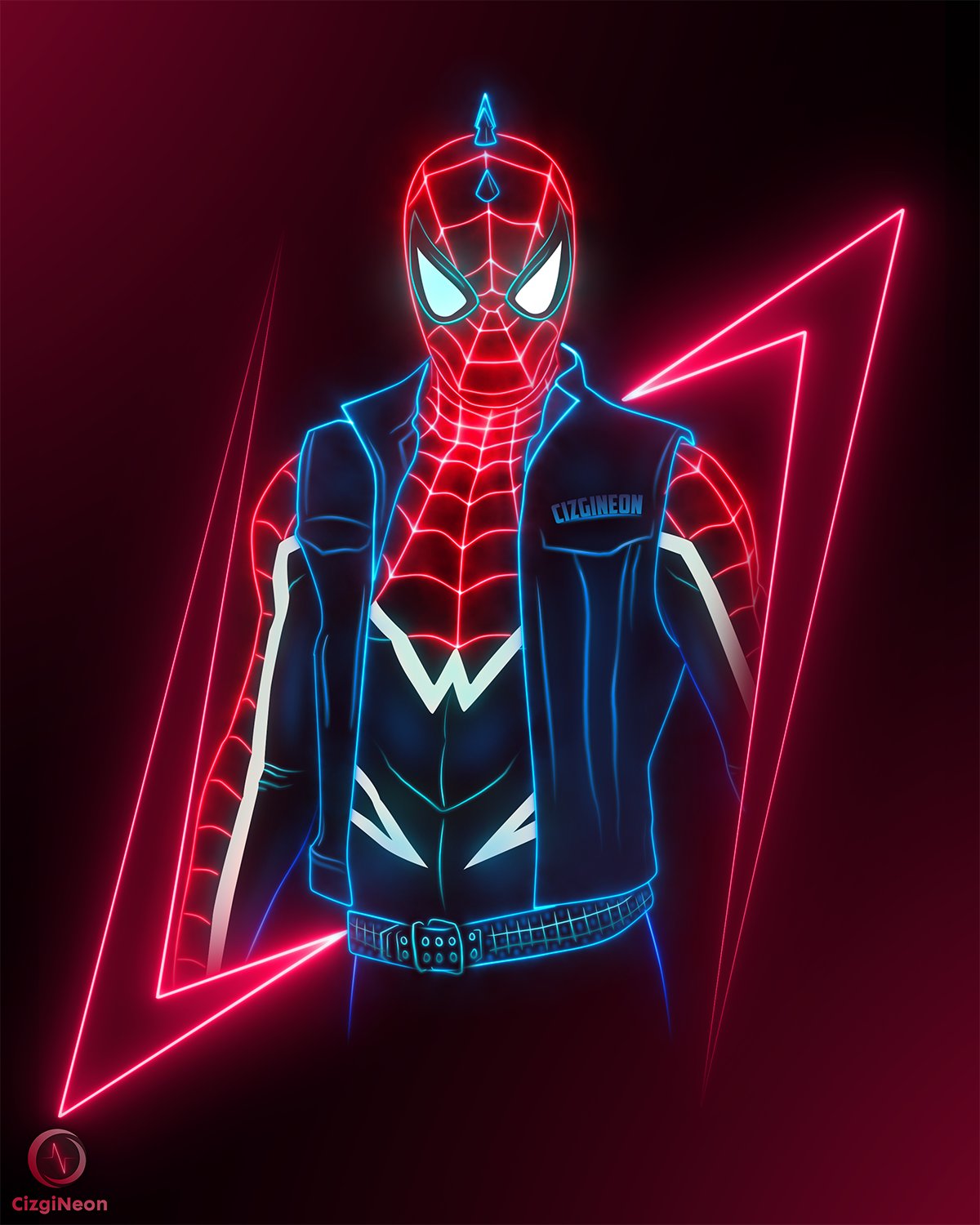 Download Free 100 + spiderman neon red Wallpapers