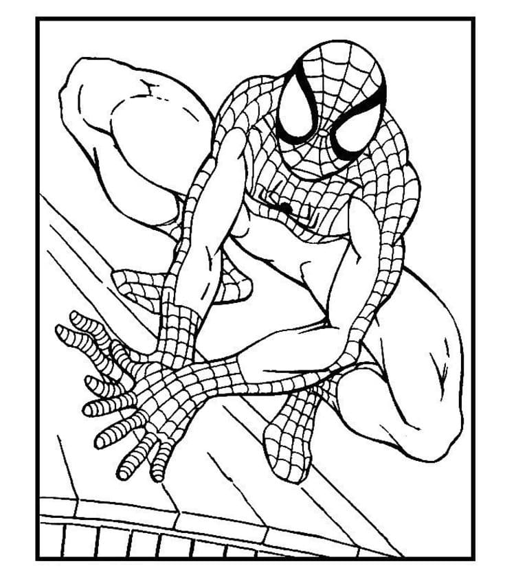 Free printable spiderman coloring pages for kids