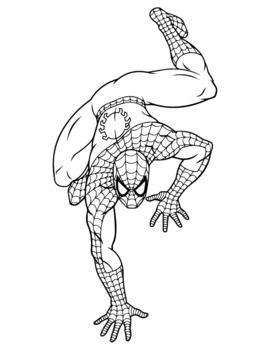 Spiderman movie coloring pages