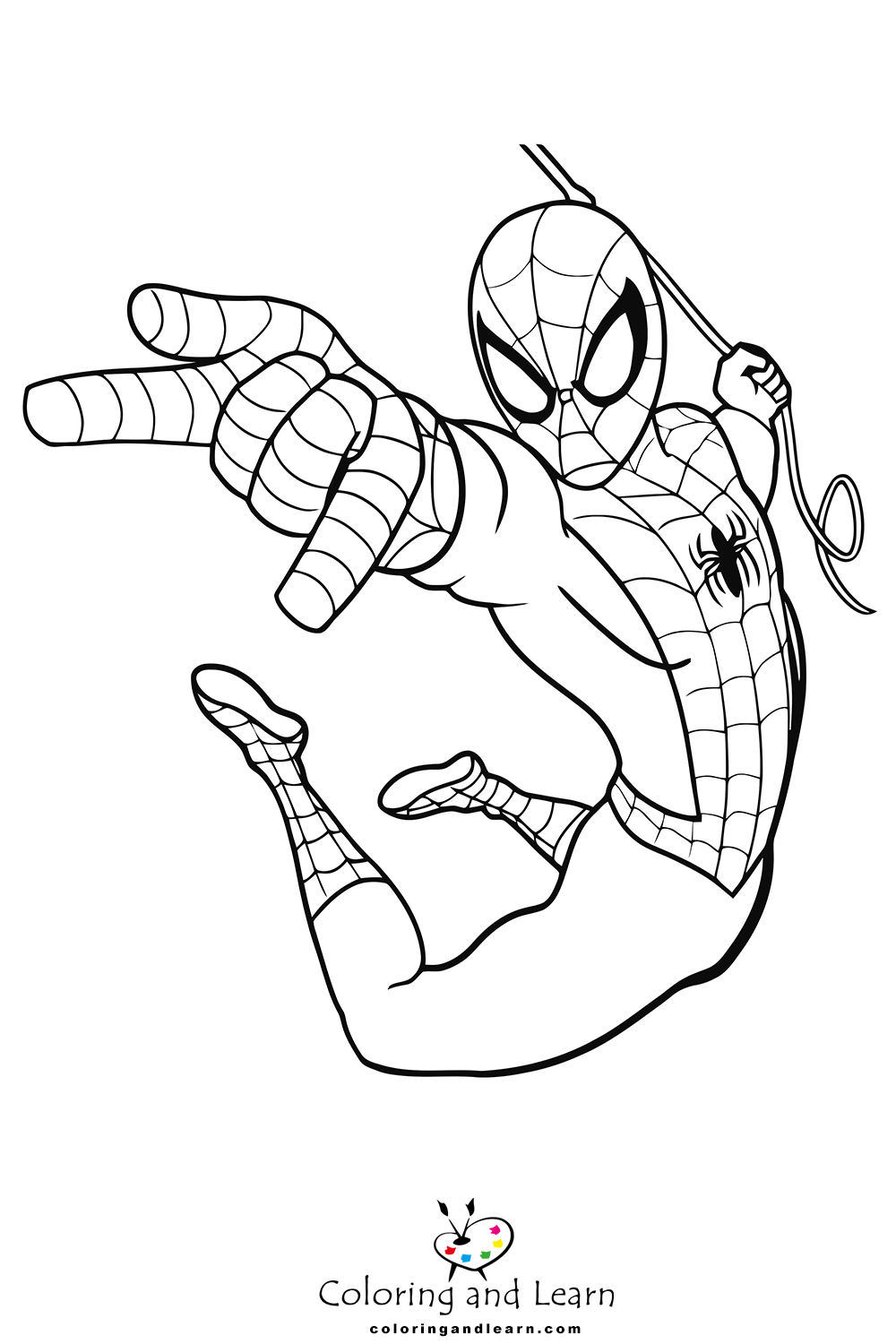 Spiderman coloring pages