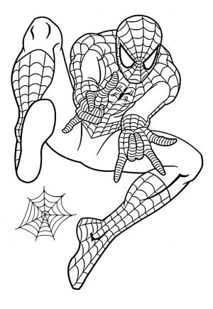 Free printable spiderman coloring pages for adults and kids