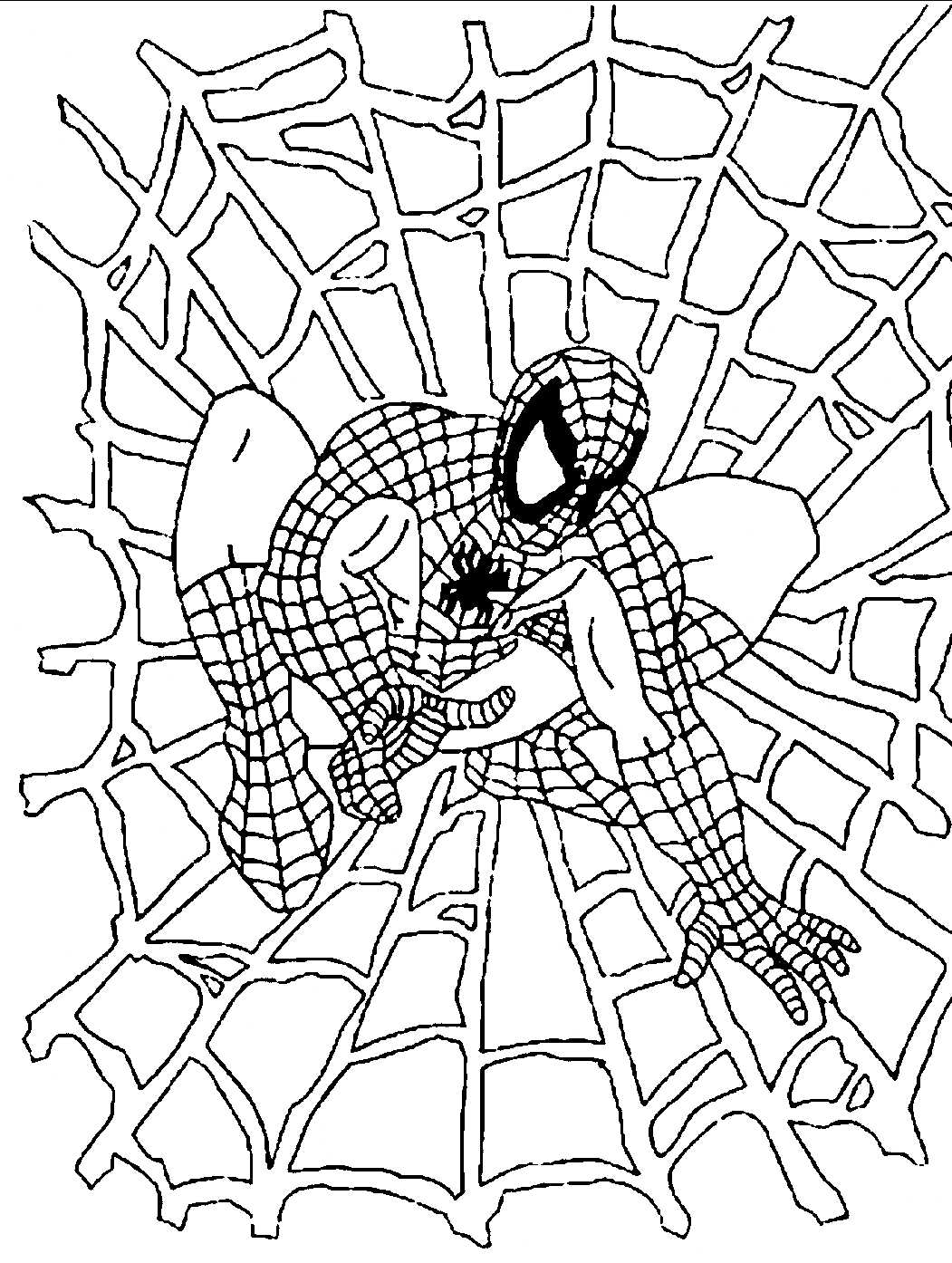 Spiderman coloring pages printable for free download