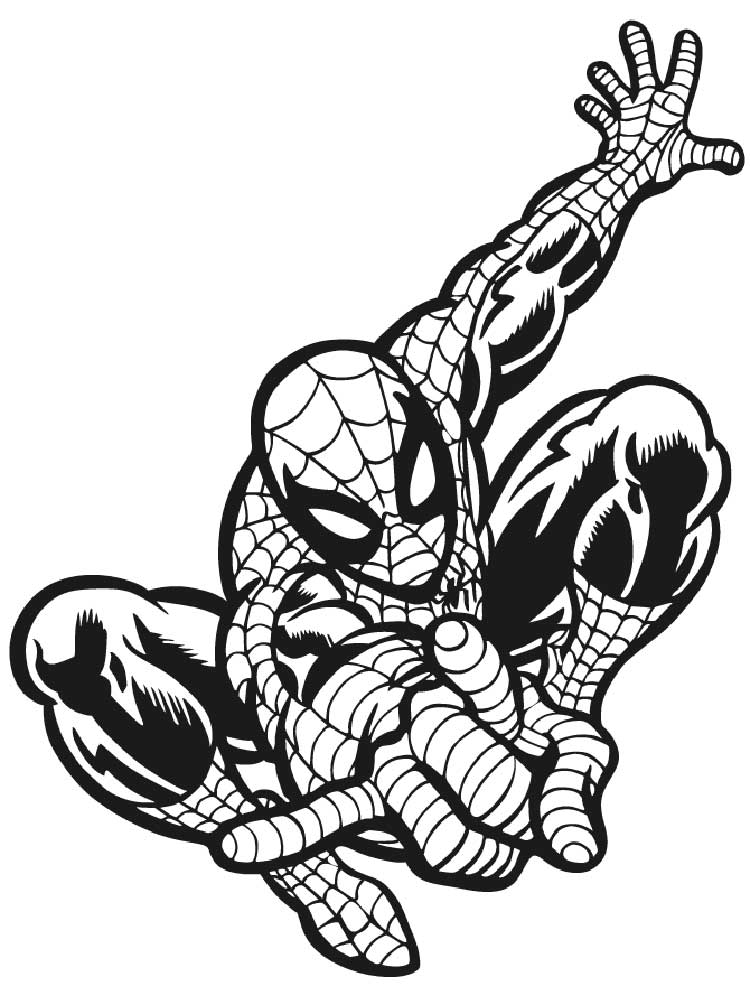 Free printable spiderman coloring pages for kids