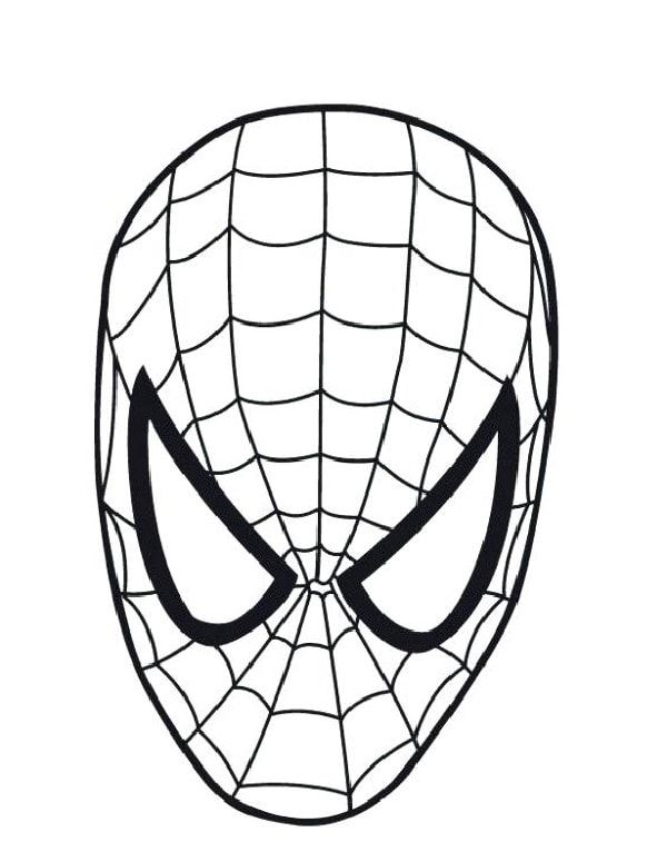 Learn to draw a usual face of spider man in min remended for kids spiderman pumpkin stencil captain america coloring pages spiderman coloring