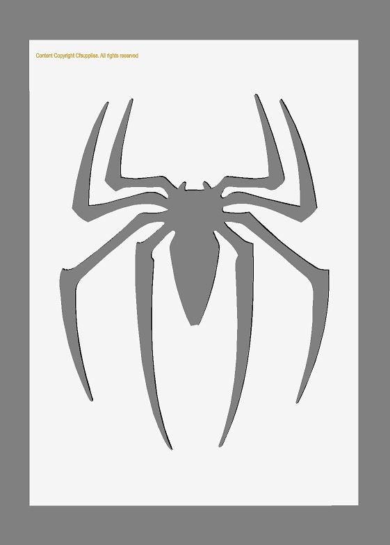 Spiderman stencil