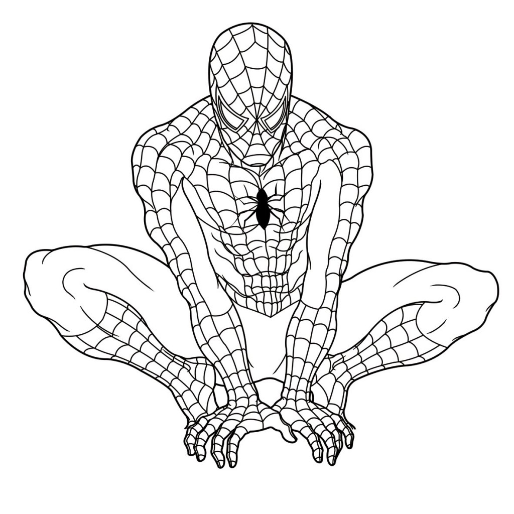 Free printable spiderman coloring pages for kids