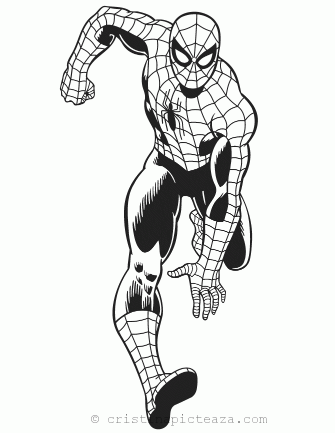 Spiderman coloring pages