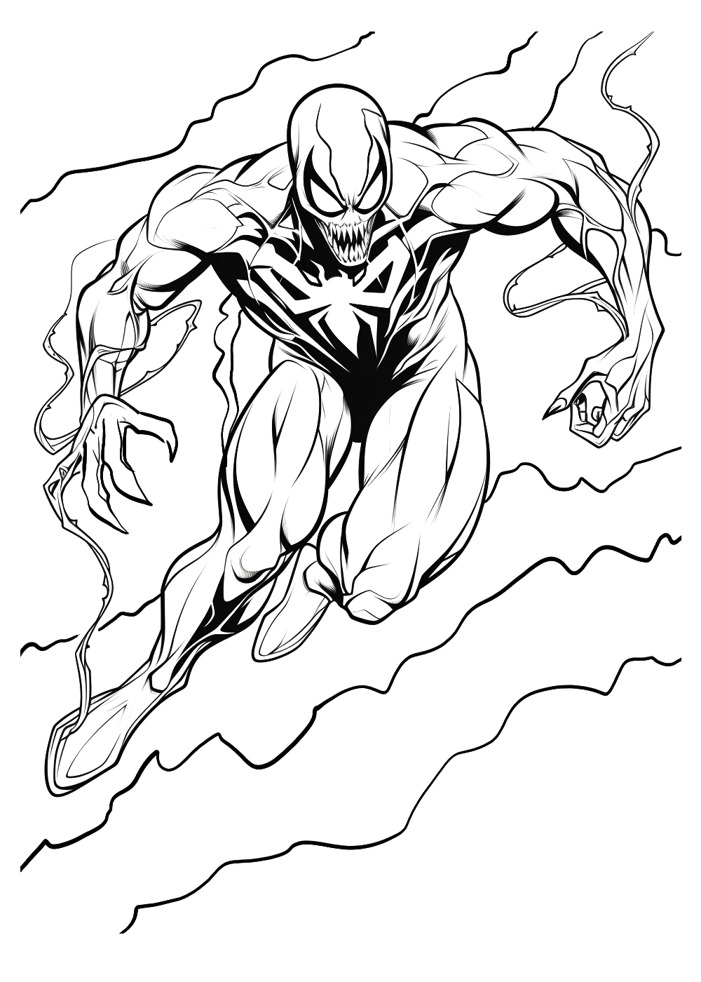 Venom coloring pages by coloringpageswk on