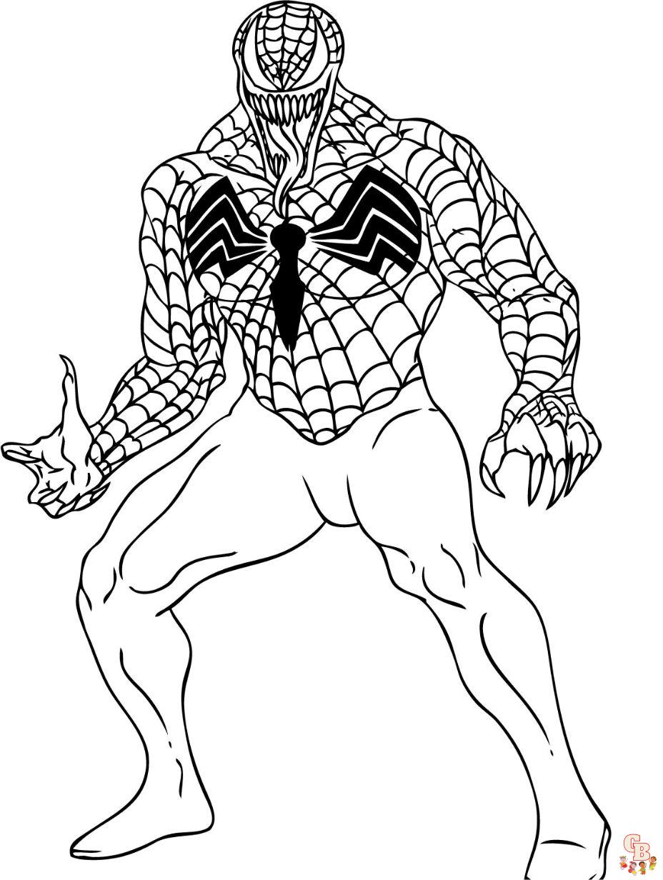 Explore our collection of printable spiderman coloring pages free