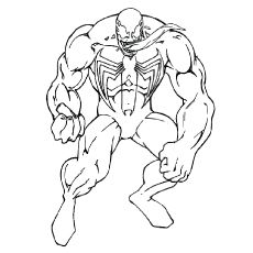 Venom villain coloring pages to print coloriage spiderman coloriage coloriage super hãros