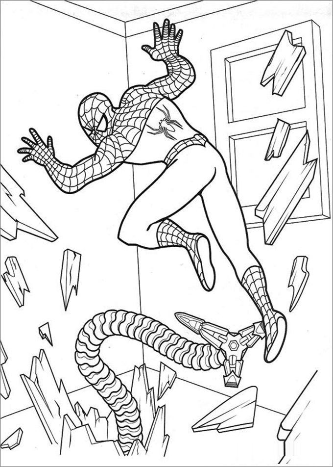 Cool spiderman coloring pages for your kids template spiderman coloring coloring pages spiderman