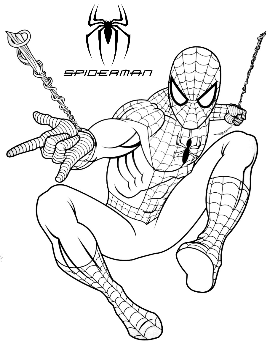 Spiderman web shooting coloring pages for kids â bubakids coloring pages for kids spiâ superhero coloring pages avengers coloring pages superhero coloring