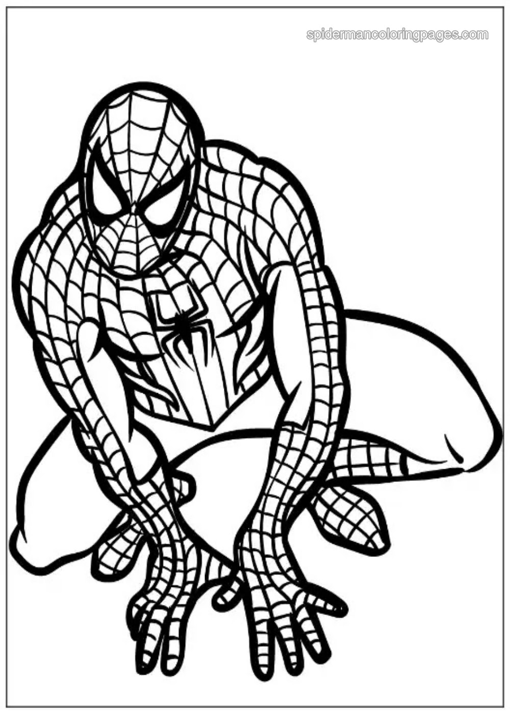 Á spiderman coloring pages â free printable sheets for kids