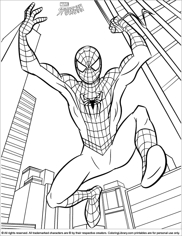 Coloring book page for kids