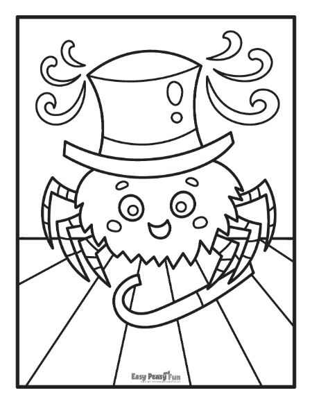 Printable spider coloring pages â sheets