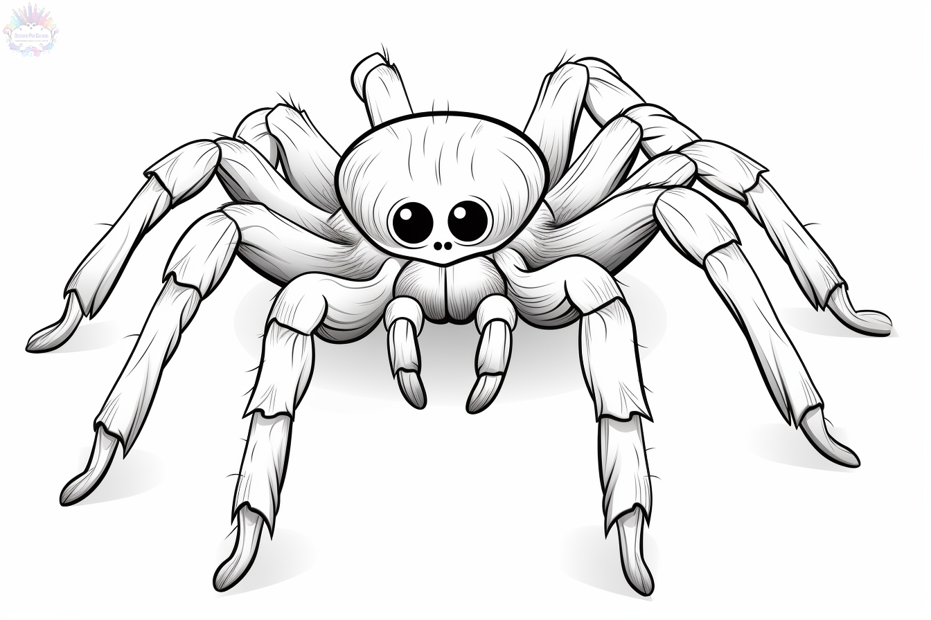 Spider coloring pages